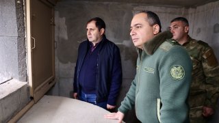 The Chairman of the Investigative Committee Artur Poghosyan with RA Minister of Defense Suren Papikyan Visited Southeastern Border Zone of the Republic